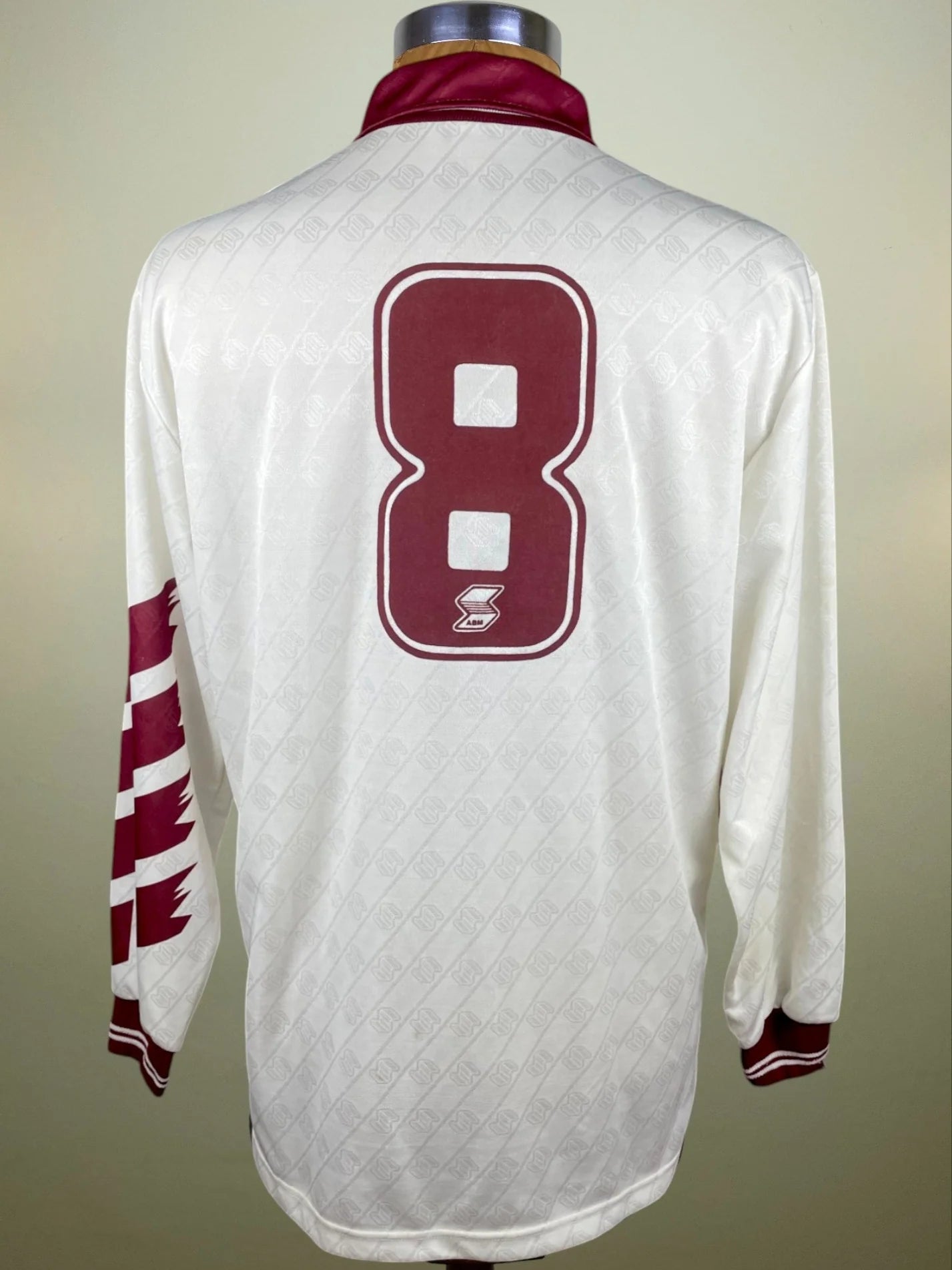 Match Shirt • Club • Torino • 1991 • ABM • Away • #8 • Gianluigi Lentini • Match Worn