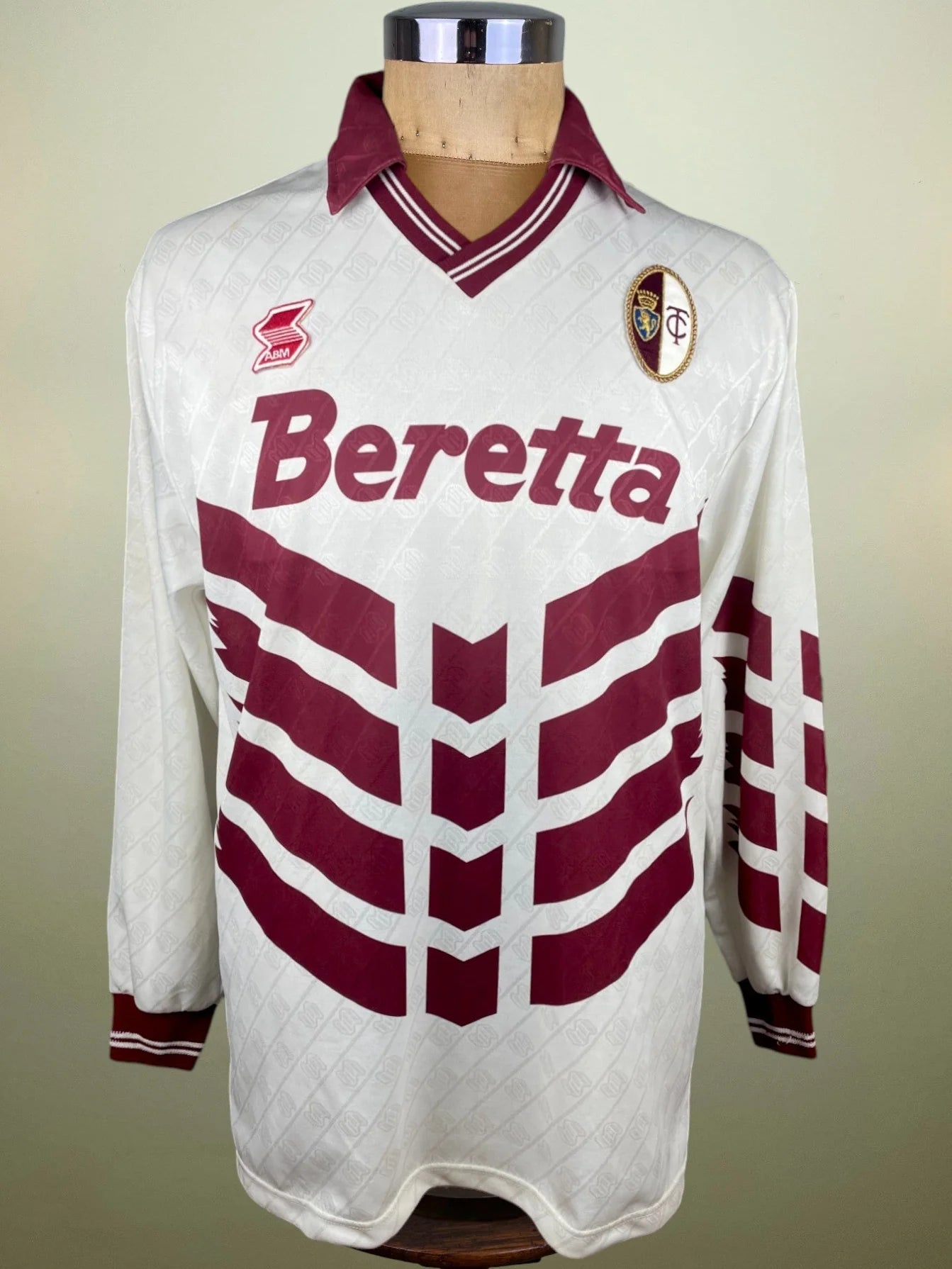 Match Shirt • Club • Torino • 1991 • ABM • Away • #8 • Gianluigi Lentini • Match Worn