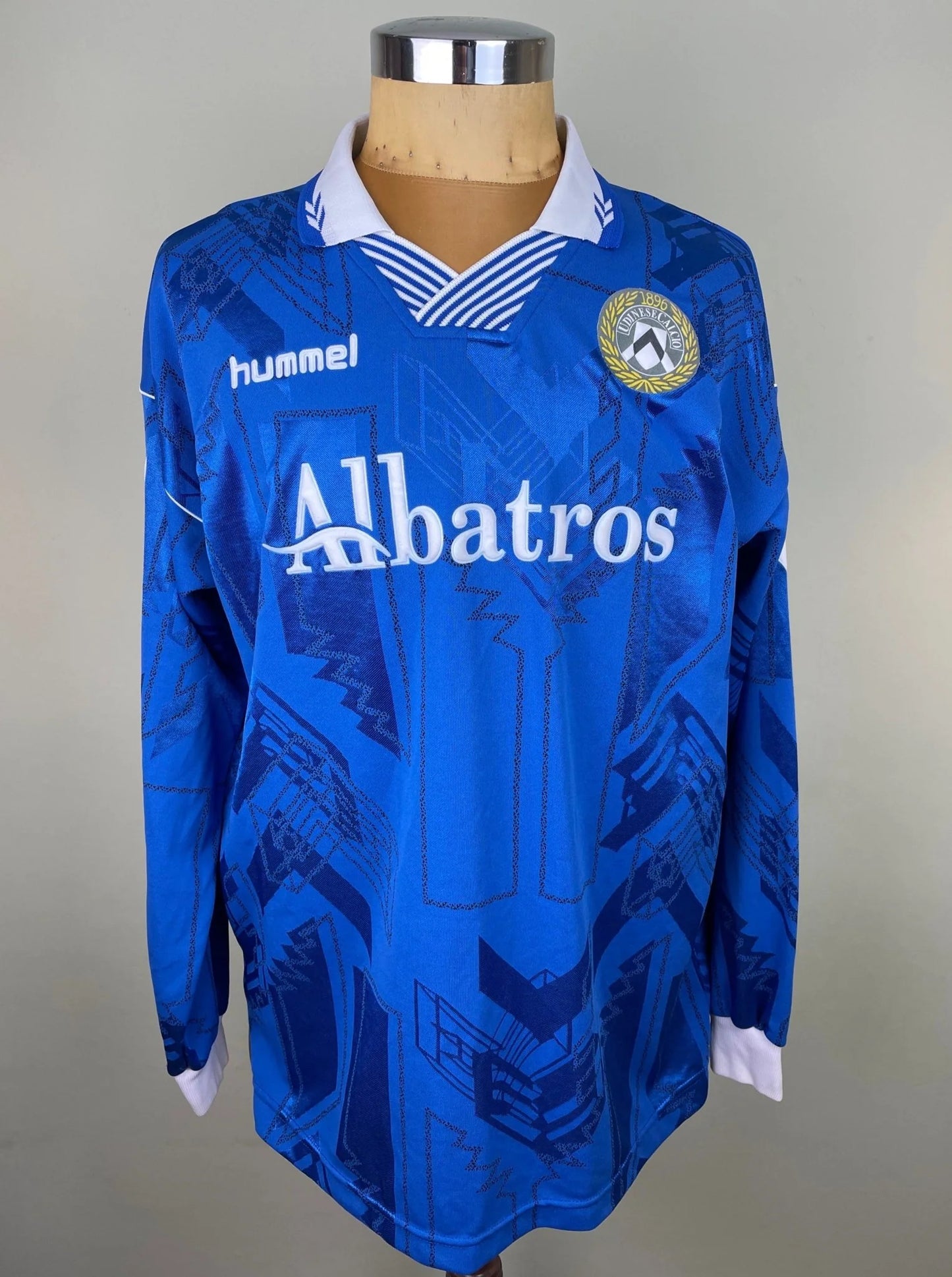 Match Shirt • Club • Udinese • 1995 • Hummel • Away • #20 • Oliver Bierhoff • Match Worn