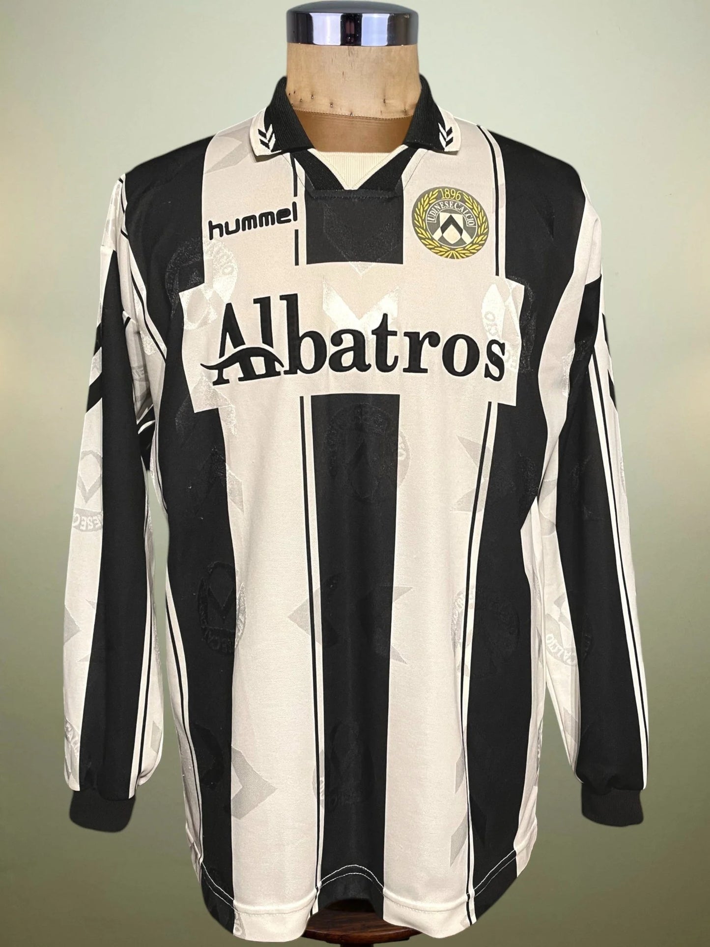 Match Shirt • Club • Udinese • 1995 • Hummel • Home • #10 • Giovanni Stroppa • Match Worn
