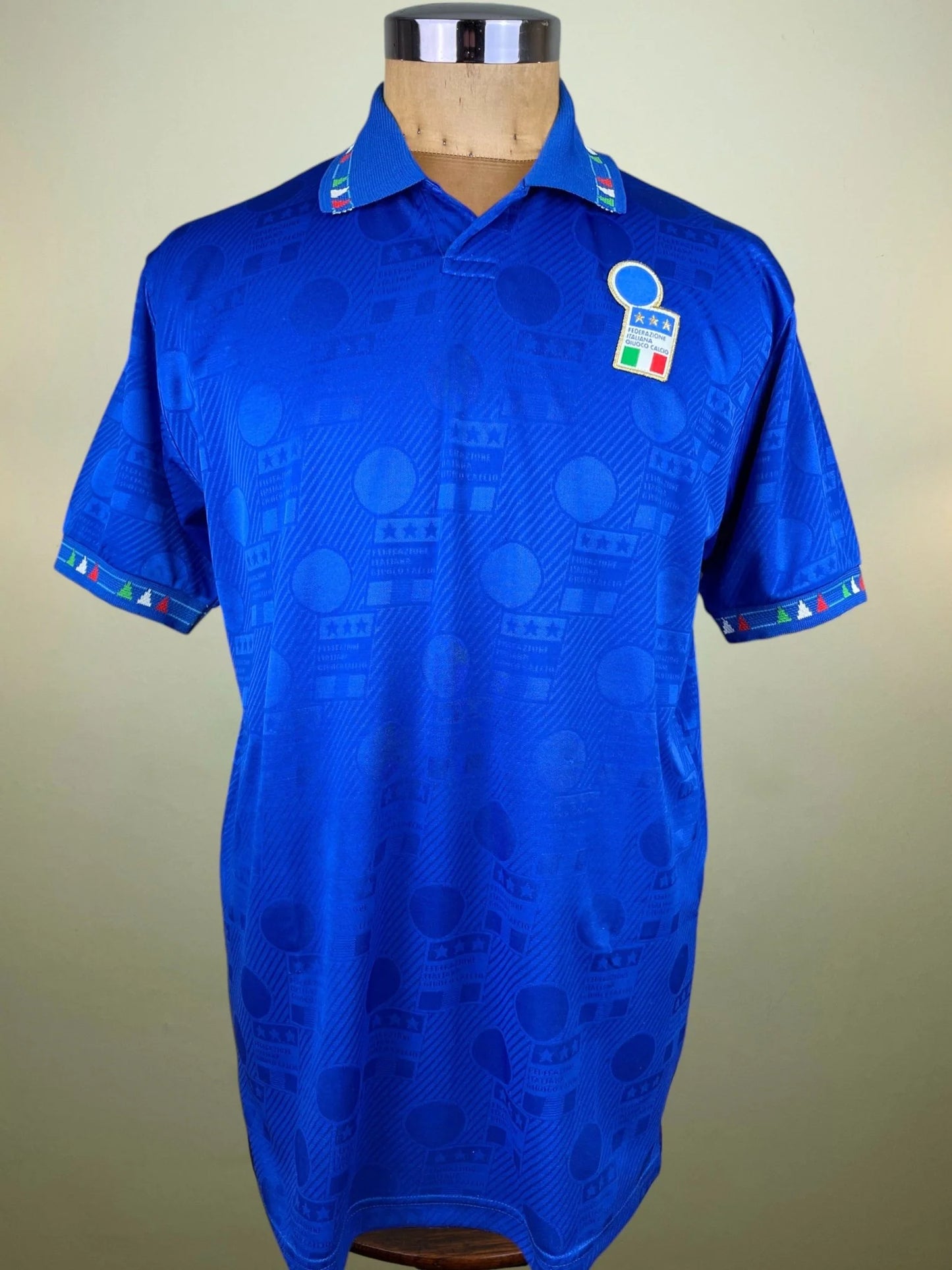 Match Shirt • National • Italia • 1994 • Diadora • Home • #5 • WC 94 • Paolo Maldini • Match Prepared