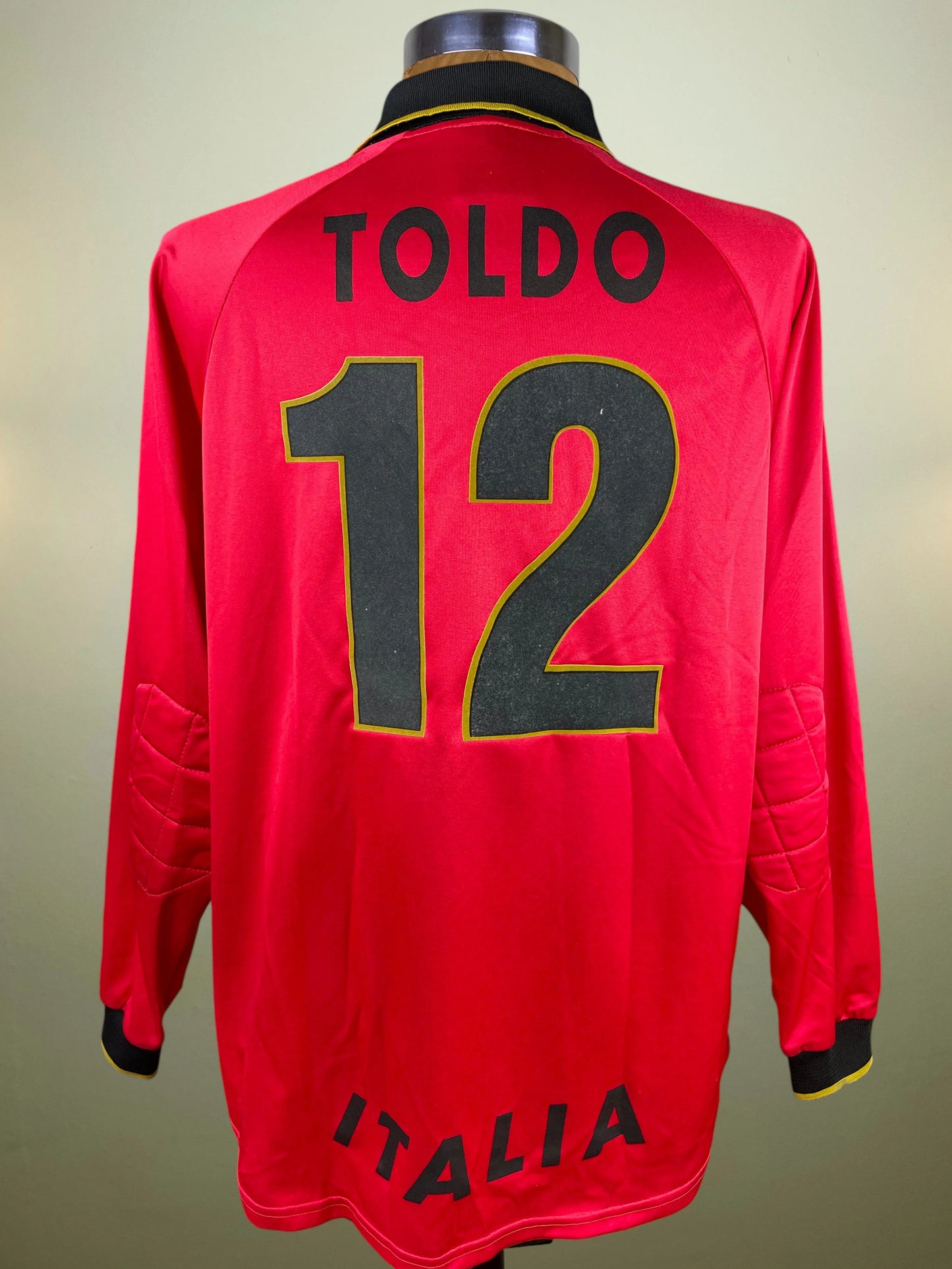 Match Shirt • National • Italia • 1997 • Nike • Keeper • #12 • Francesco Toldo • Match Worn