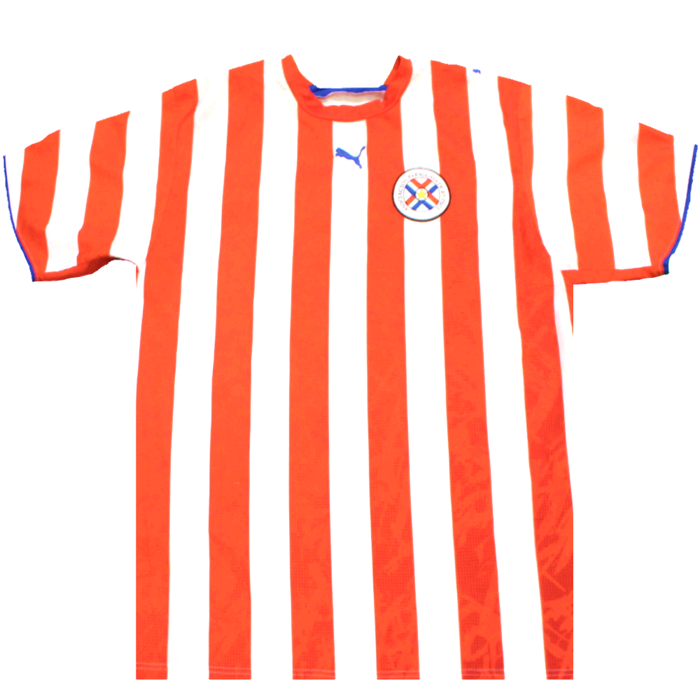 Paraguay 2006-2007 Home Shirt (Excellent) XL