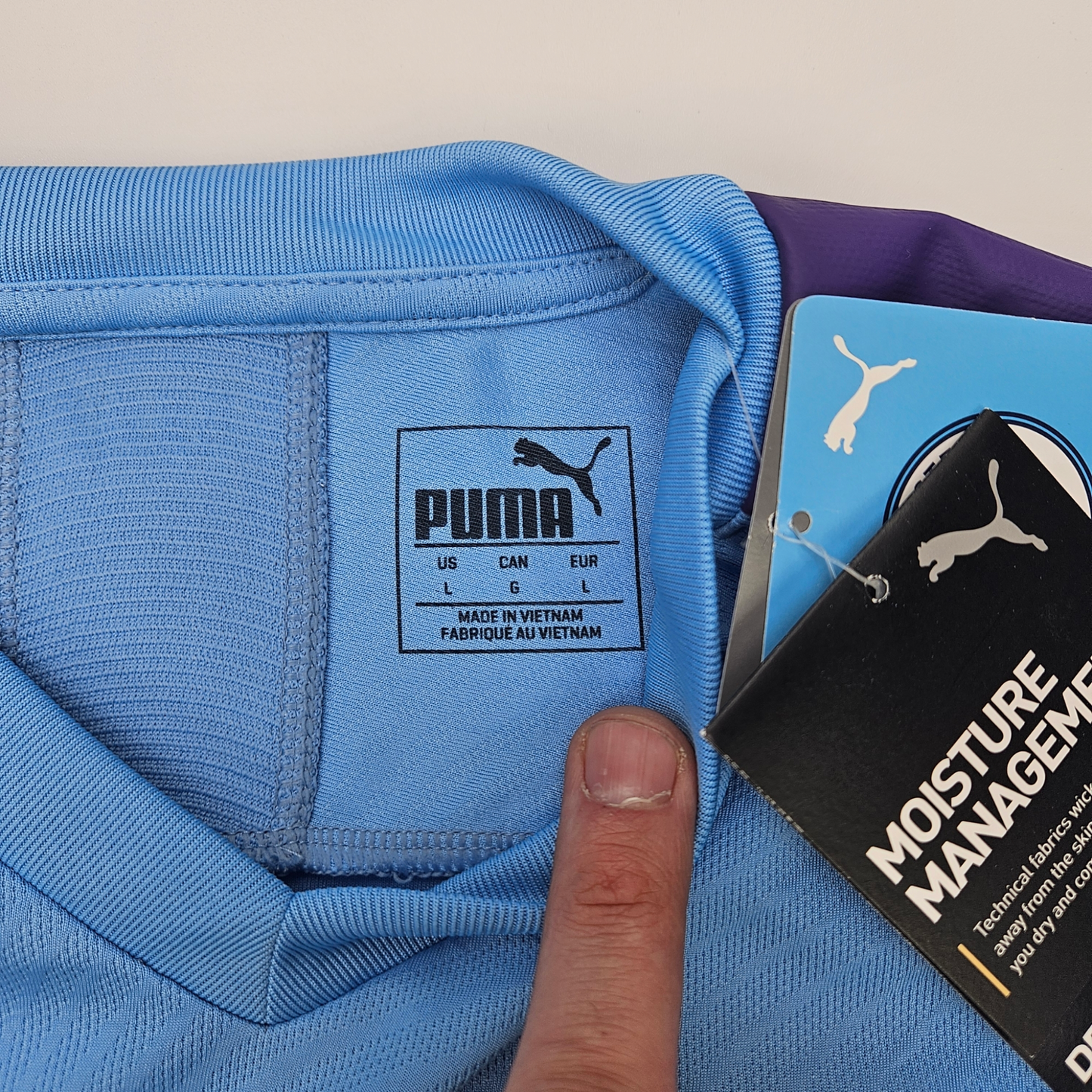 2019/20 Manchester City Home Football Shirt (L) Puma # 17 De Bruyne