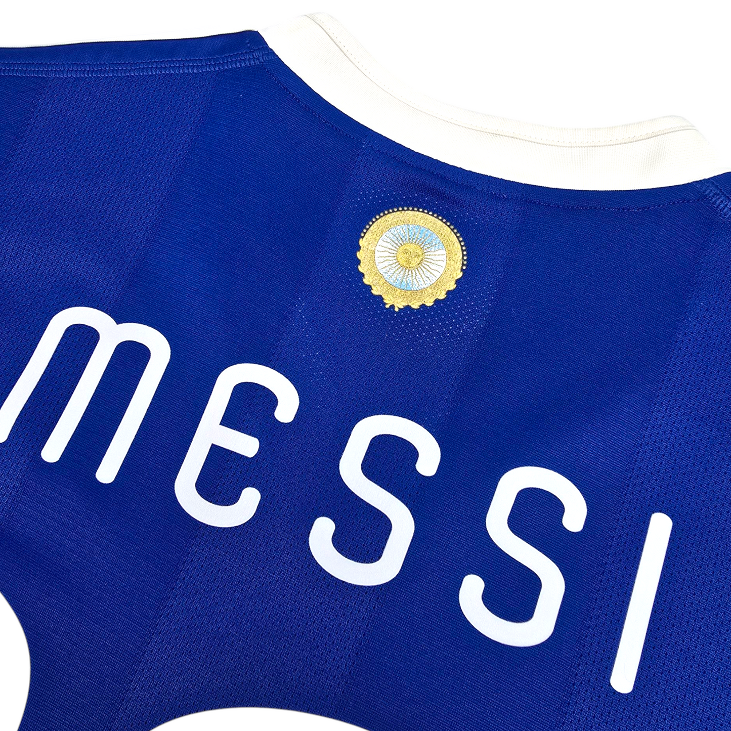 2010/11 Argentina Away Football Shirt (L) Adidas #10 Messi