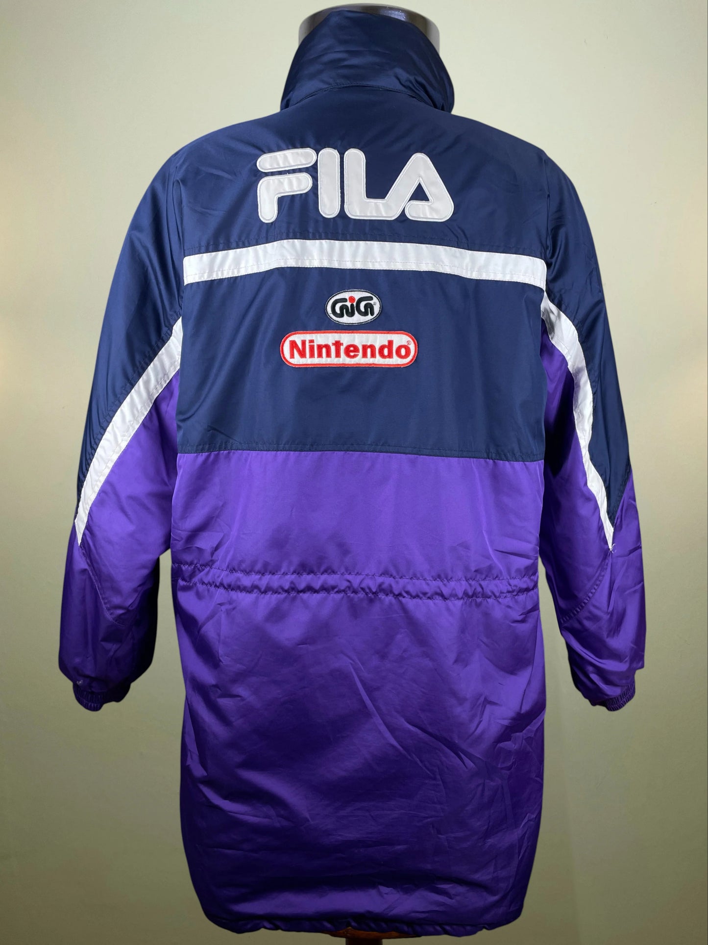 Player Issue Training • Fiorentina • 1997 • Fila • Bench Coat Jacket • Size M