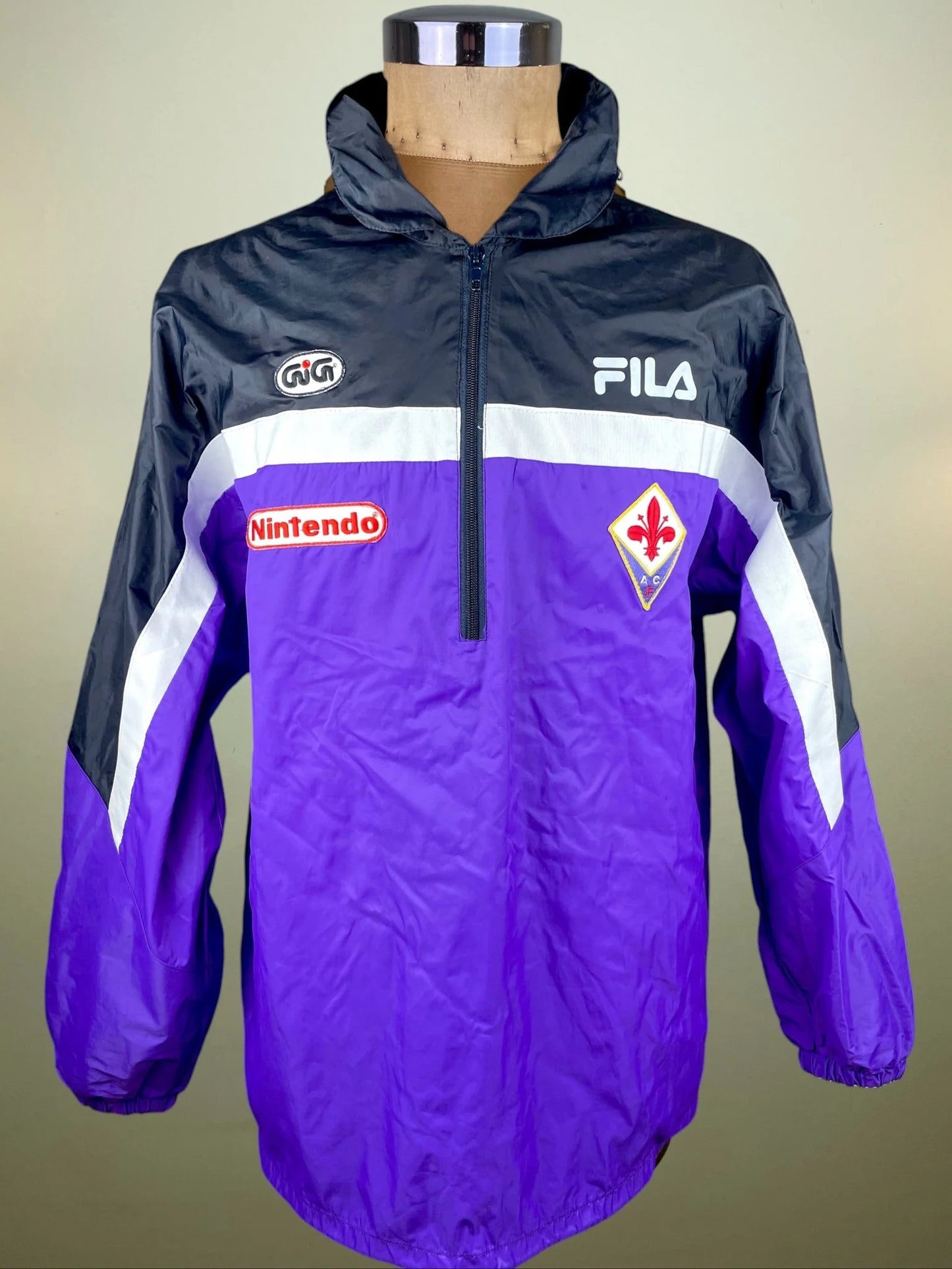Player Issue Training • Fiorentina • 1997 • Fila • Waterproof Jacket • Size L