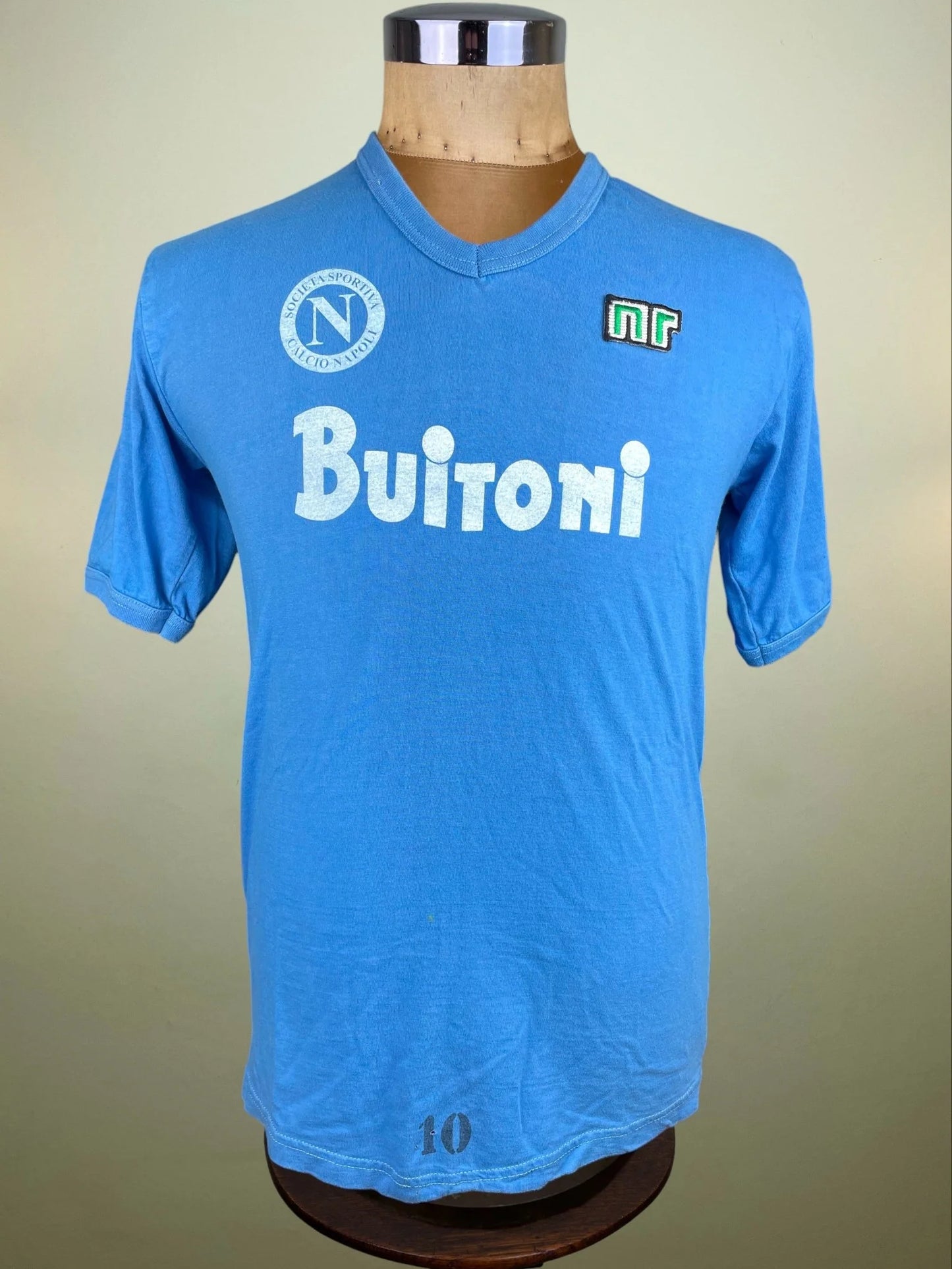 Player Issue Training • Napoli • 1986 • Diego Maradona • Ennerre Training Top