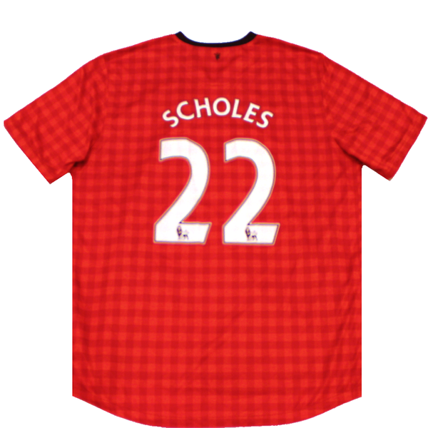 Manchester United 2012-2013 Home Shirt *PAUL SCHOLES (Excellent) XL