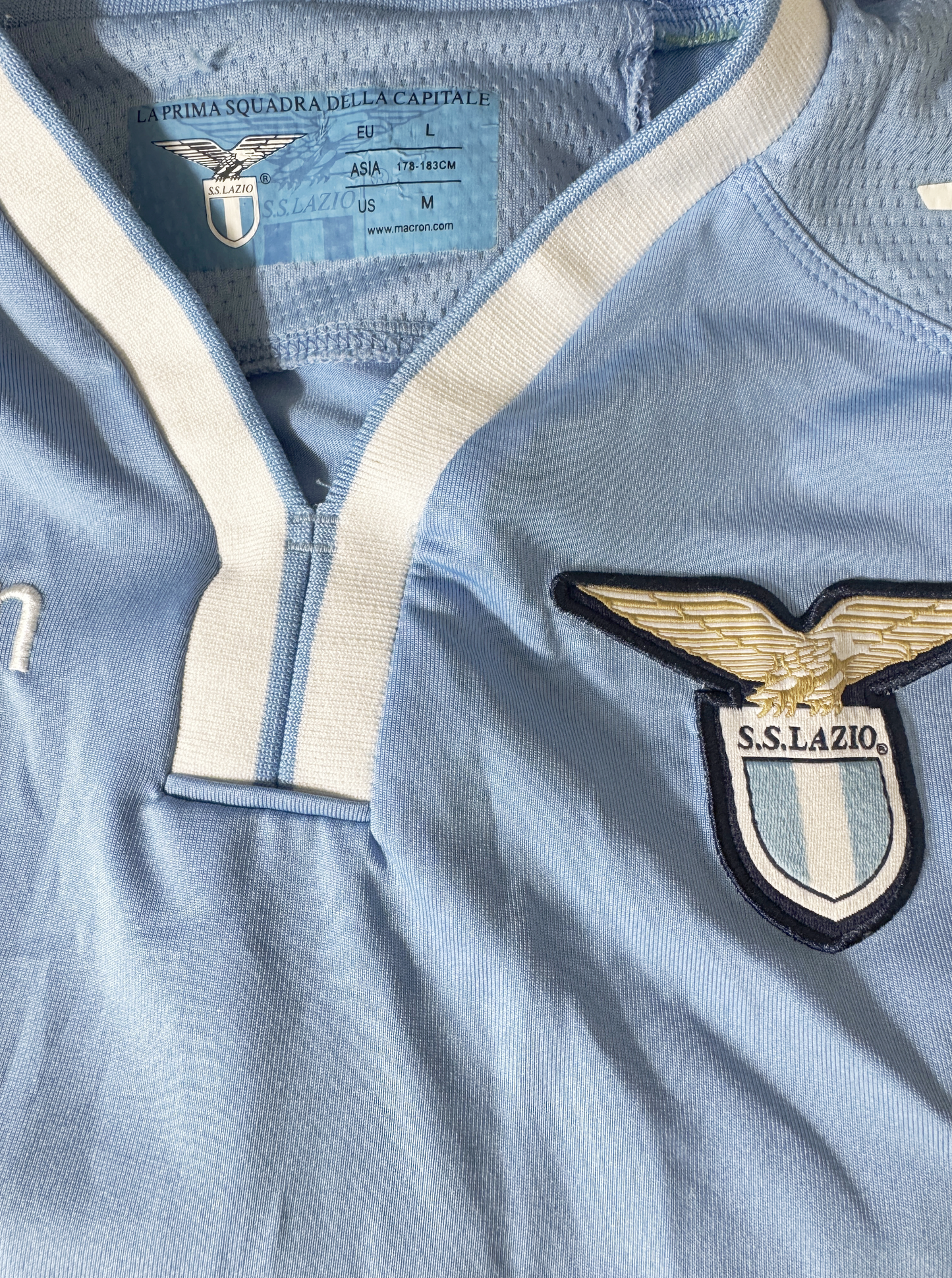 2013-14 Lazio Home - Size L (M Fit) - Candreva 87