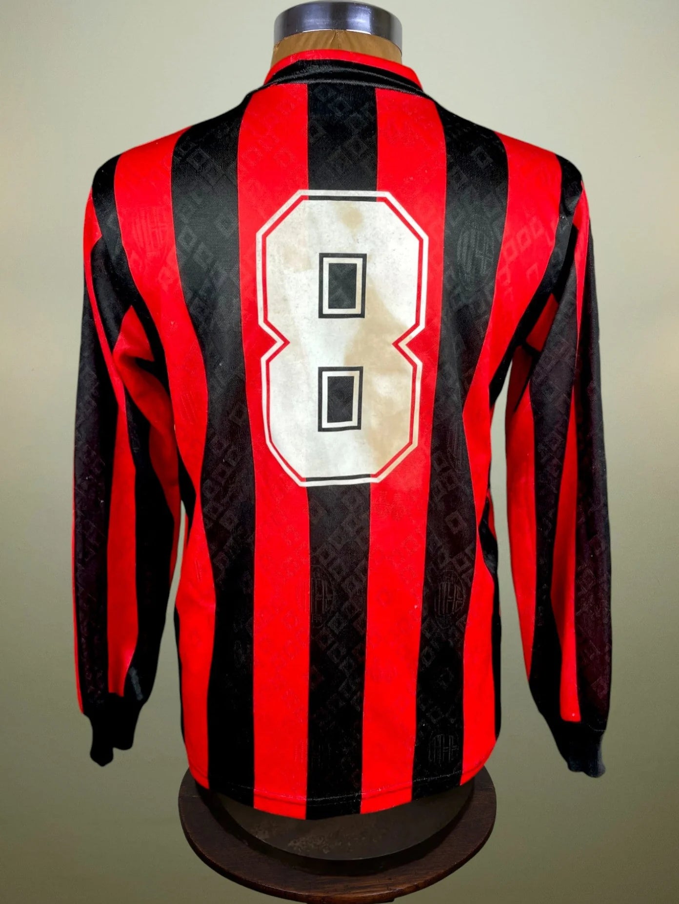 Store Shirt • AC Milan • 1989 • Kappa • Home • #8 • Frank Rijkaard • Size M