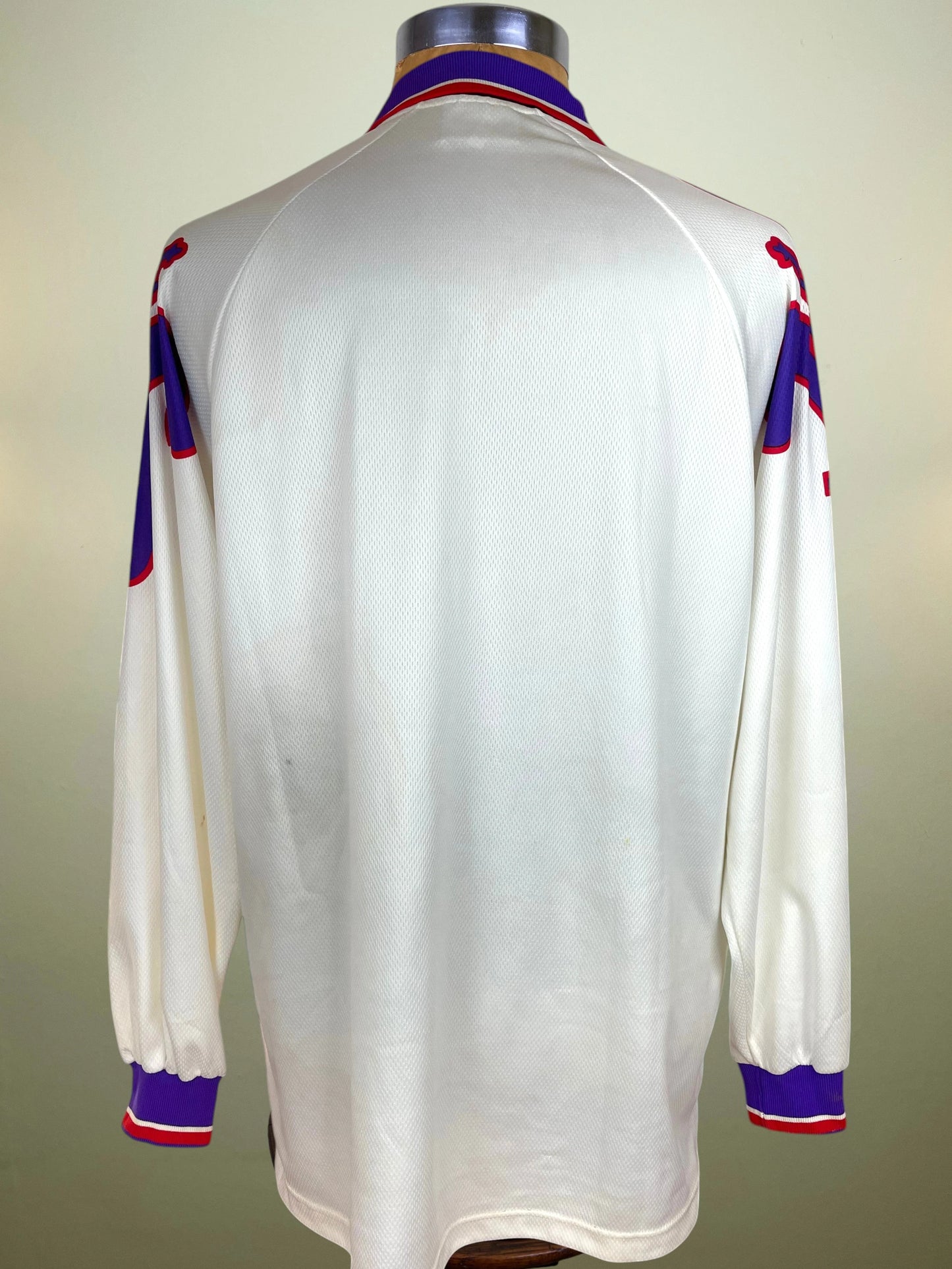 Store Shirt • Fiorentina • 1995 • Reebok • Away • Size XL • Signed by the Squad