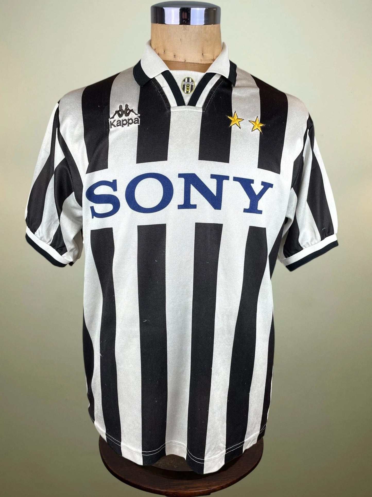Store Shirt • Juventus • 1996 • Kappa • Fabrizio Ravanelli • Size M • Player Spec