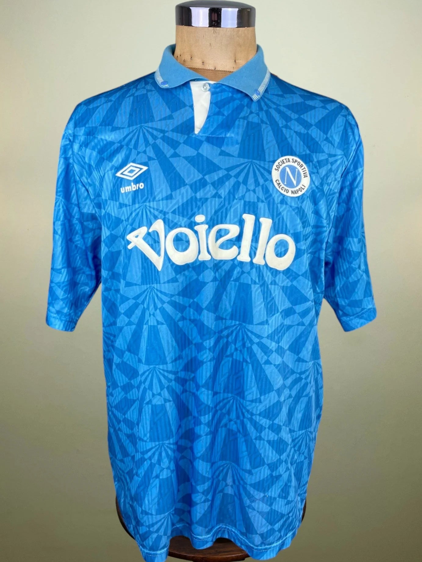 Store Shirt • Napoli • 1991 • Umbro • Home • Size XL