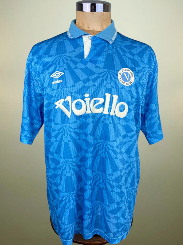Store Shirt • Napoli • 1991 • Umbro • Home • Size XL