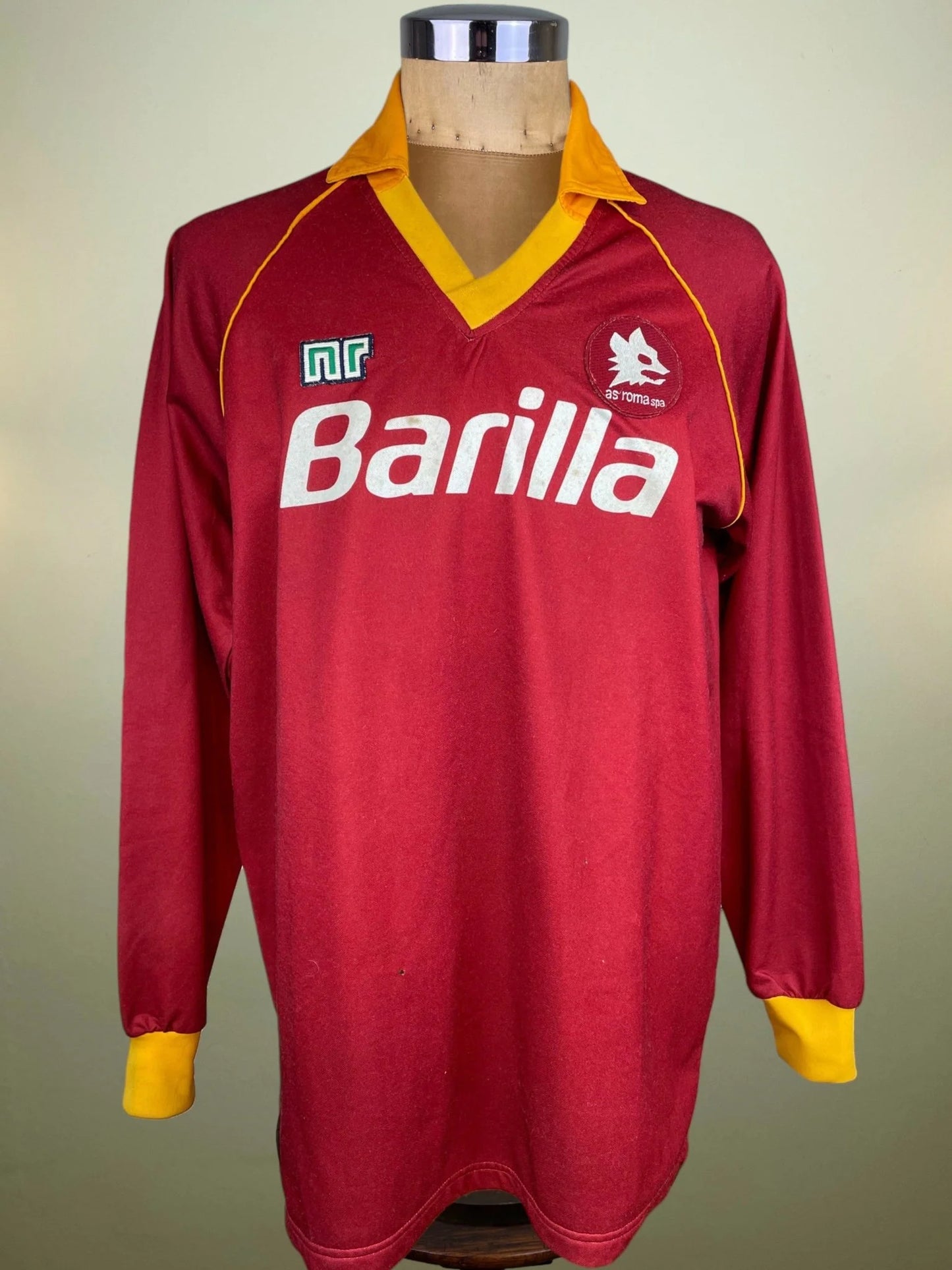 Store Shirt • Roma • 1987 • Ennerre • Home • Size L • #20 • Player Issue