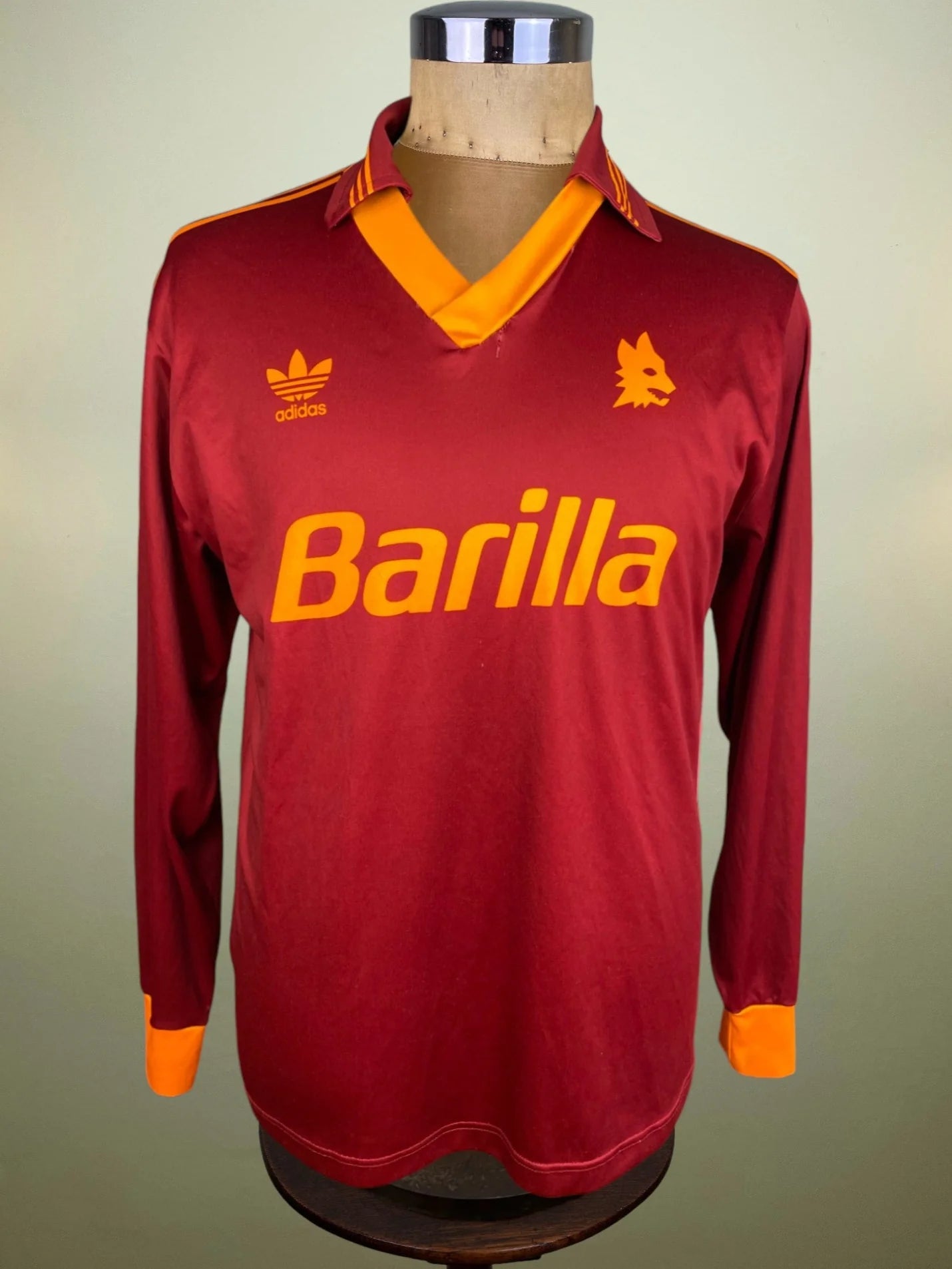 Store Shirt • Roma • 1993 • Adidas • Home • Size L