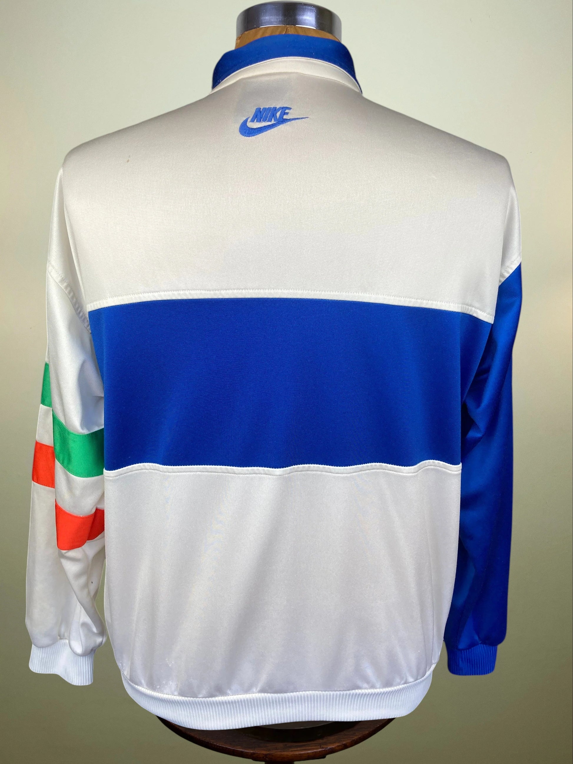  featuring a white Nike swoosh on the right chest