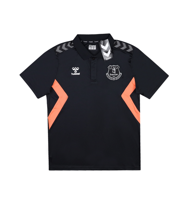 EVERTON 2023-24 TRAVEL POLO SHIRT - SPONSORLESS