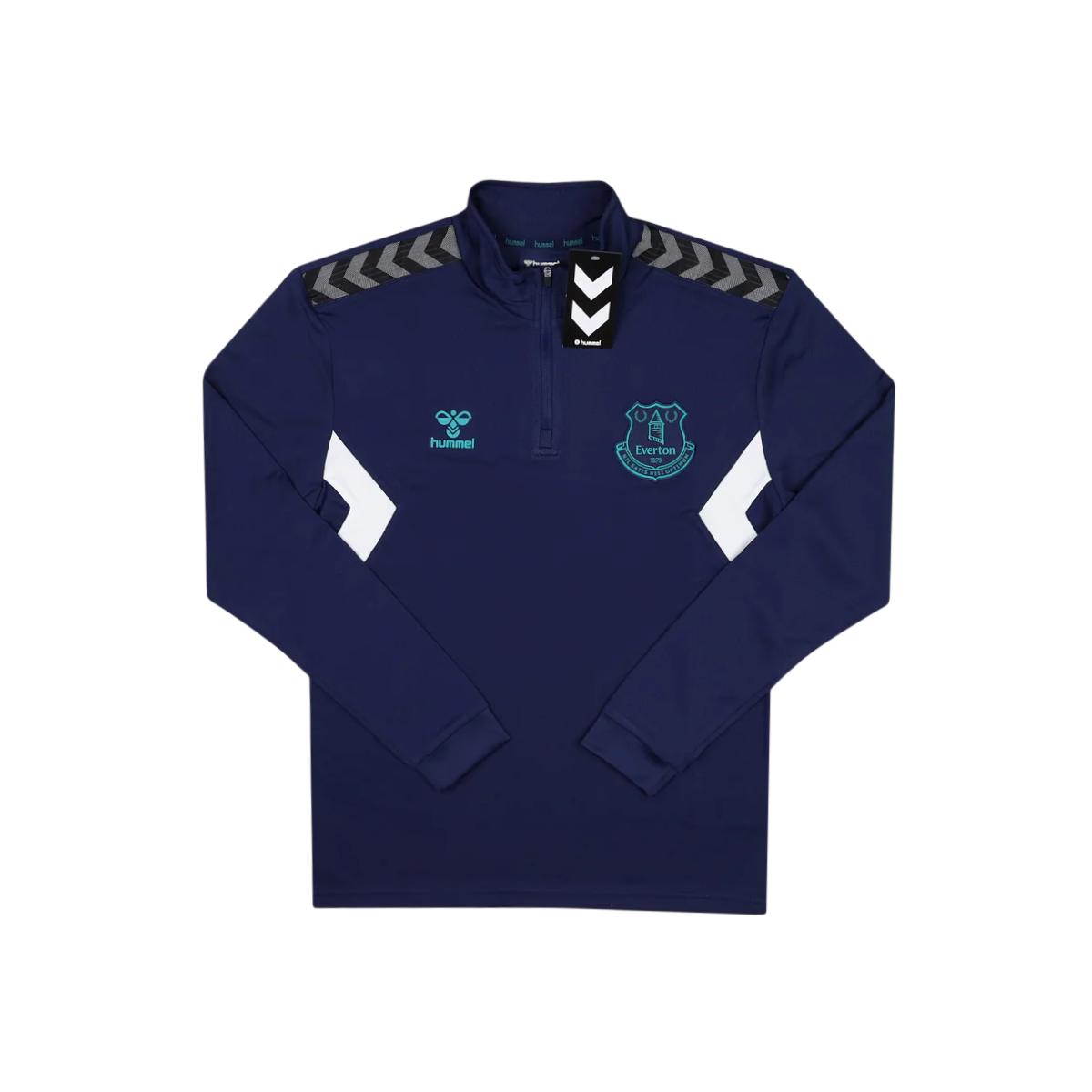 EVERTON 2023-24 1/4 ZIP TRAINING TOP - SPONSORLESS