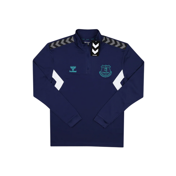 EVERTON 2023-24 1/4 ZIP TRAINING TOP - SPONSORLESS