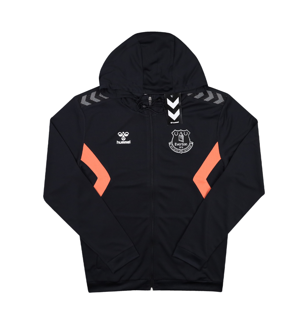 EVERTON 2023-24 FULL ZIP TRAINING HOODIE - M