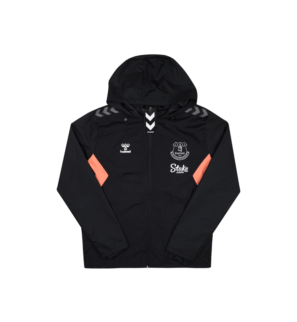 EVERTON 2023-24 HOODED RAIN JACKET
