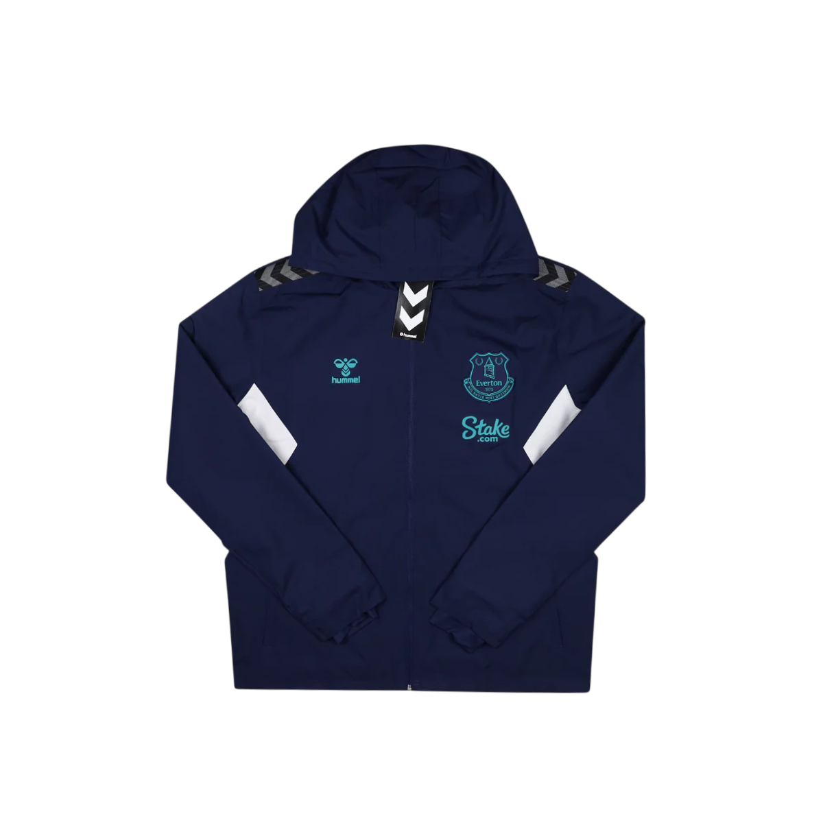 EVERTON 2023-24 HOODED RAIN JACKET