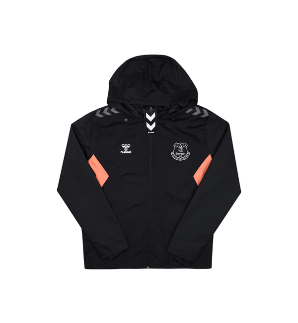EVERTON 2023-24 HOODED TRAINING JACKET - SPONSORLESS