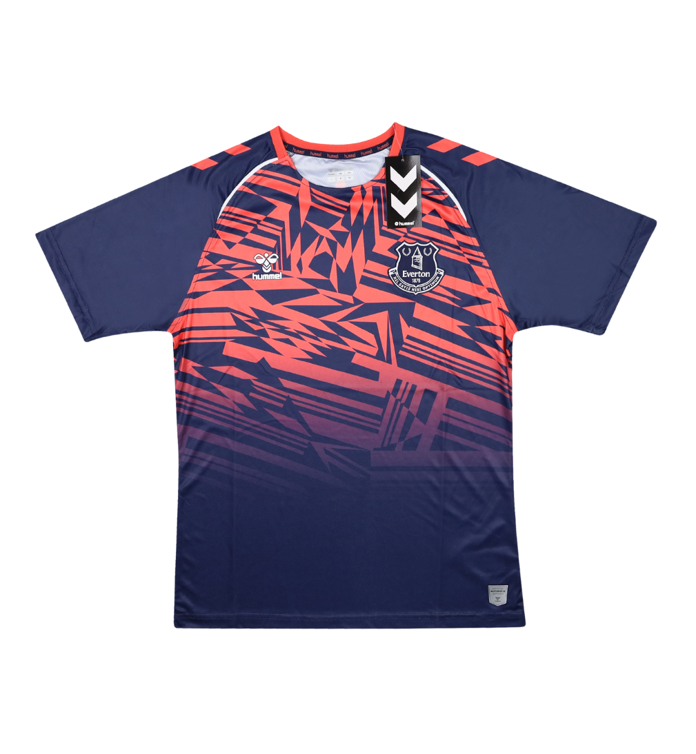 EVERTON 2023-24 PRE-MATCH SHIRT - SPONSORLESS