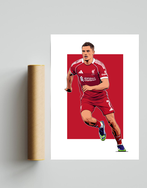 Florian Wirtz LFC A3 Print