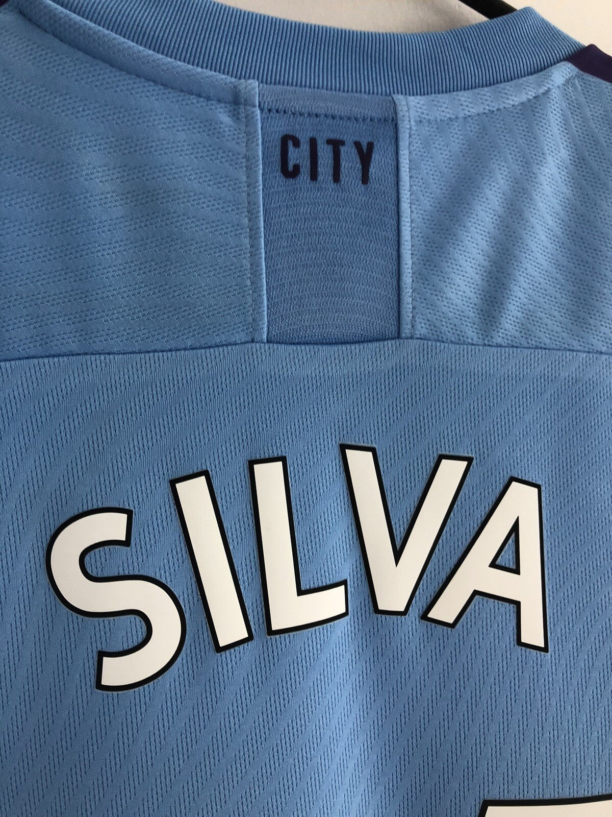 Manchester City Silva #21 2019/20 Small Home Shirt BNWT 755586-01