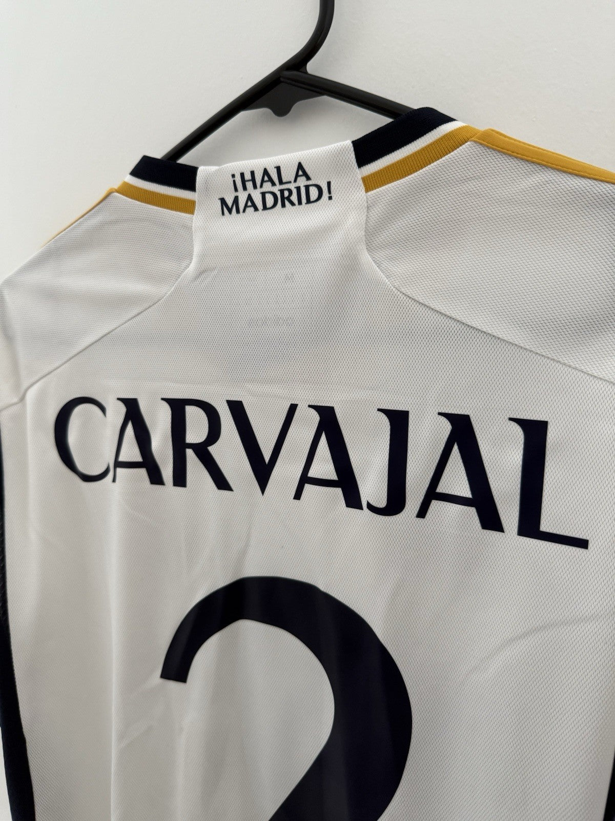 Real Madrid Carvajal #2 WCC 2023/24 Medium Home Shirt Excellent Condition HR3796