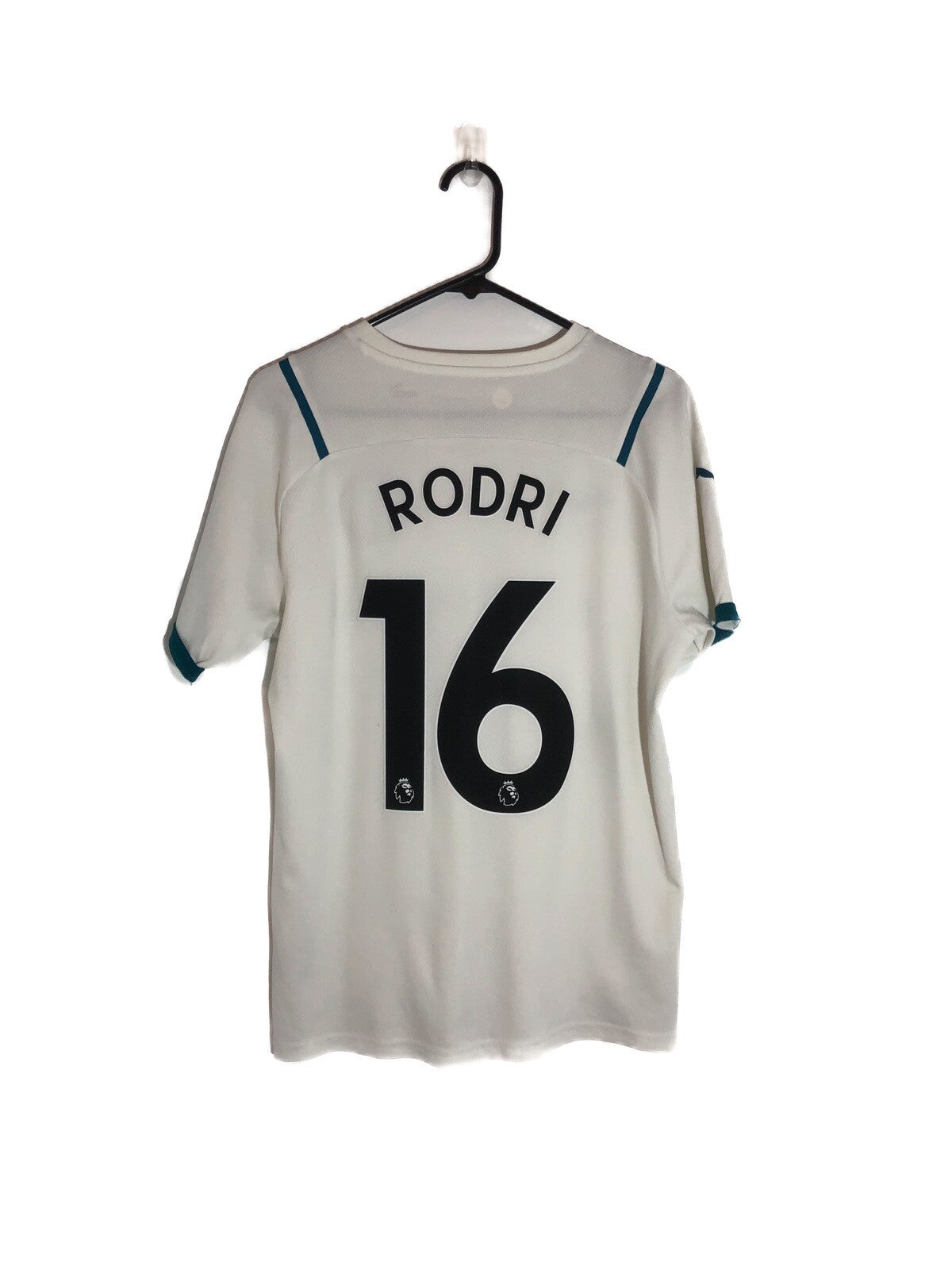 Manchester City Rodri #16 2021/22 Medium Away Excellent Condition 759211-02
