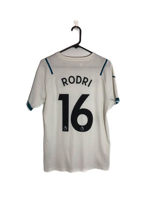 Manchester City Rodri #16 2021/22 Medium Away Excellent Condition 759211-02