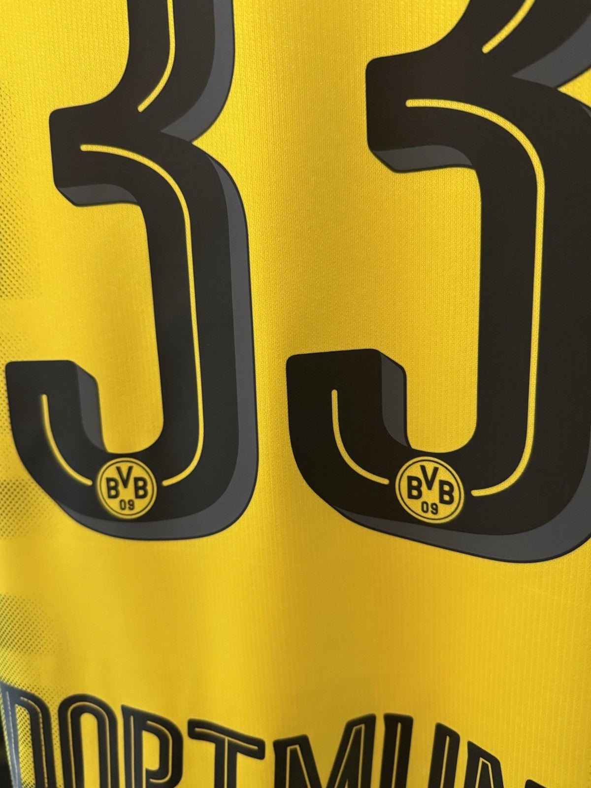 Borussia Dortmund Weigl #33 2017/18 Large Home Excellent Condition 751675-11