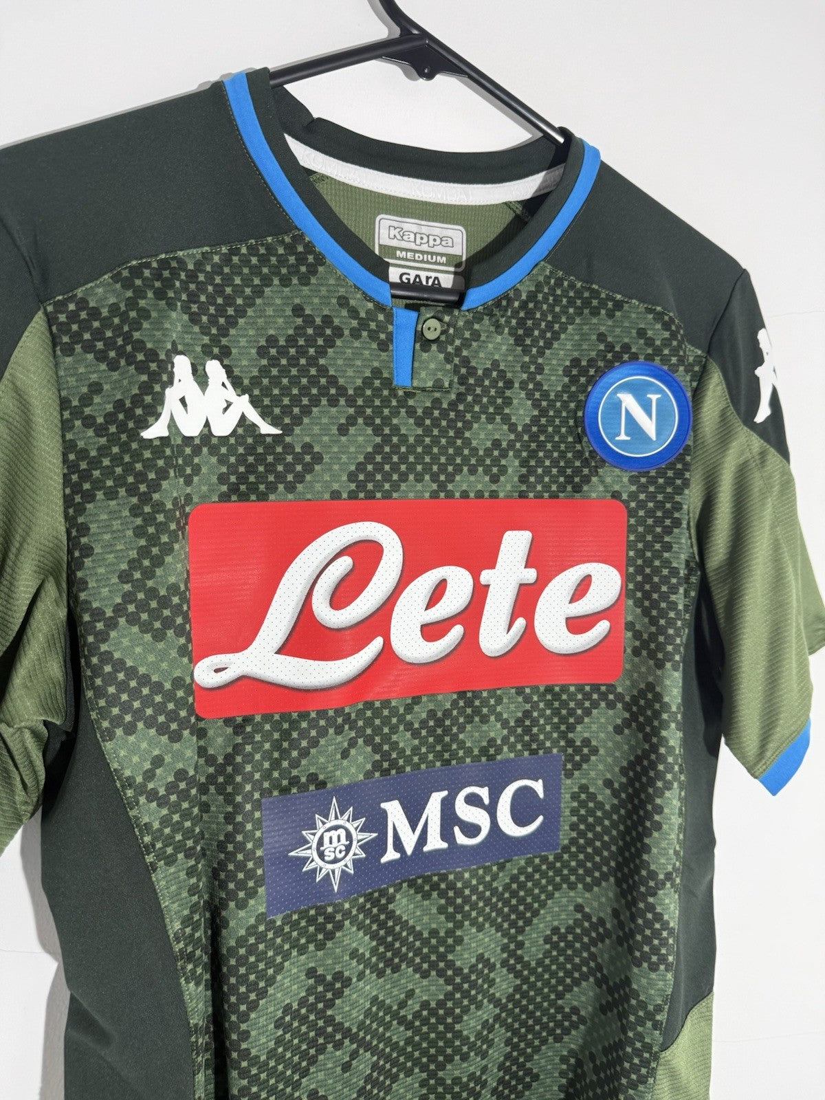 Napoli Koulibaly #26 2019/20 Kappa Medium Away Shirt BNWT 304NWA0