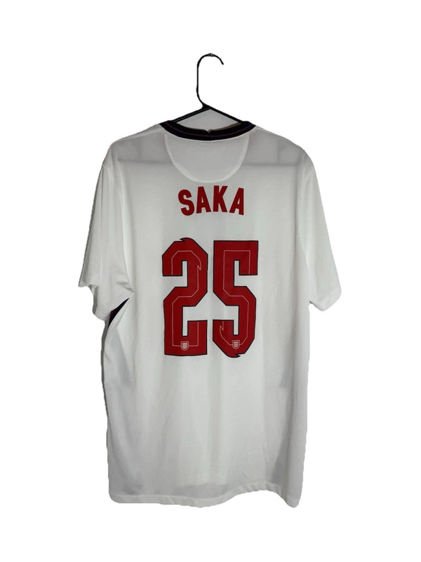 England Saka #25 2020 XL Home Shirt Excellent Condition CD0697-100