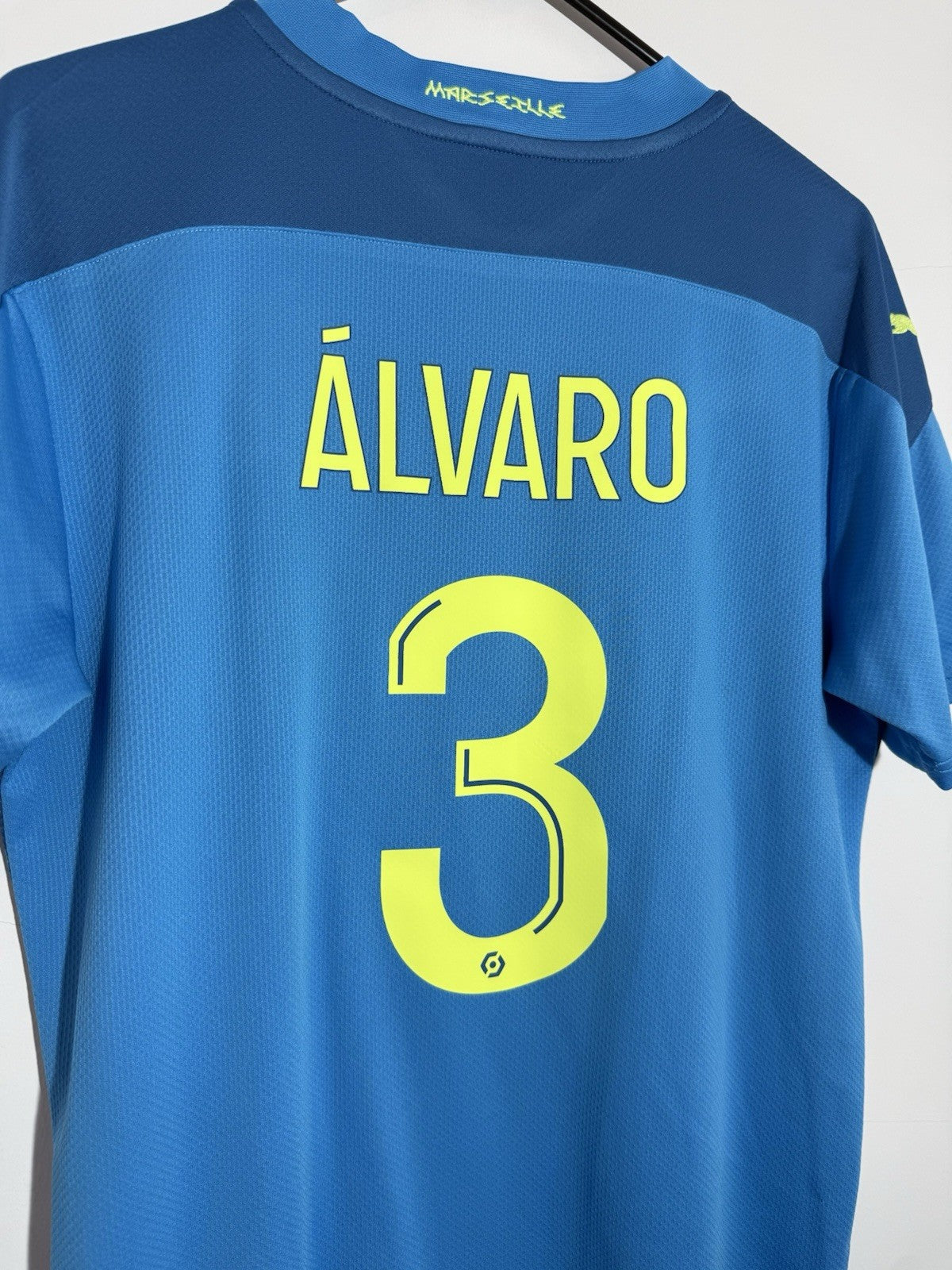 Olympique Marseille Alvaro #3 2020/21 Medium 3rd Excellent Condition 757038-04