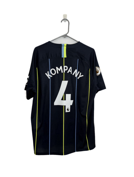 Manchester City Kompany #4 2018/19 XL Away Excellent Condition 919002-476