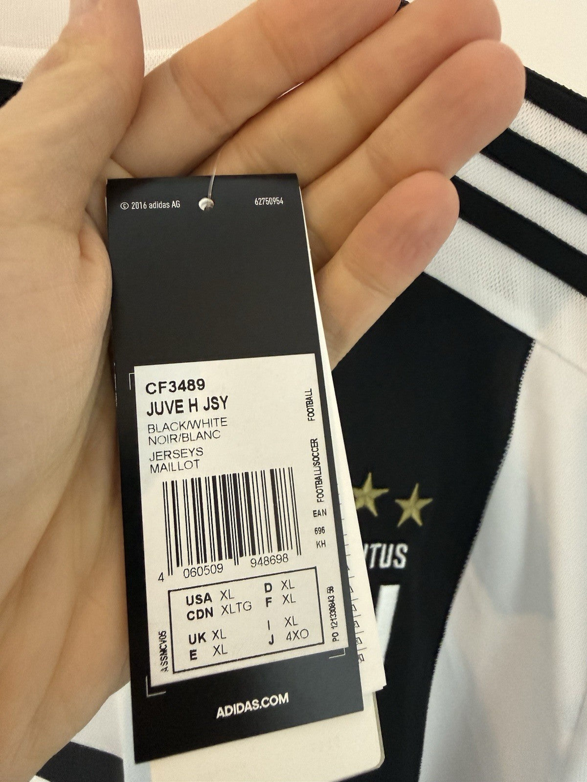 Juventus Dybala #10 2018/19 XL Home Shirt Adidas BNWT CF3489