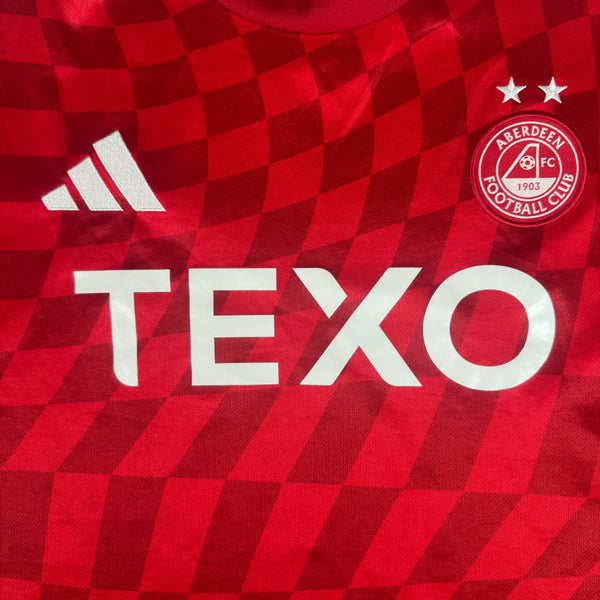 Aberdeen 2024/2025 Home Football Shirt 3XL