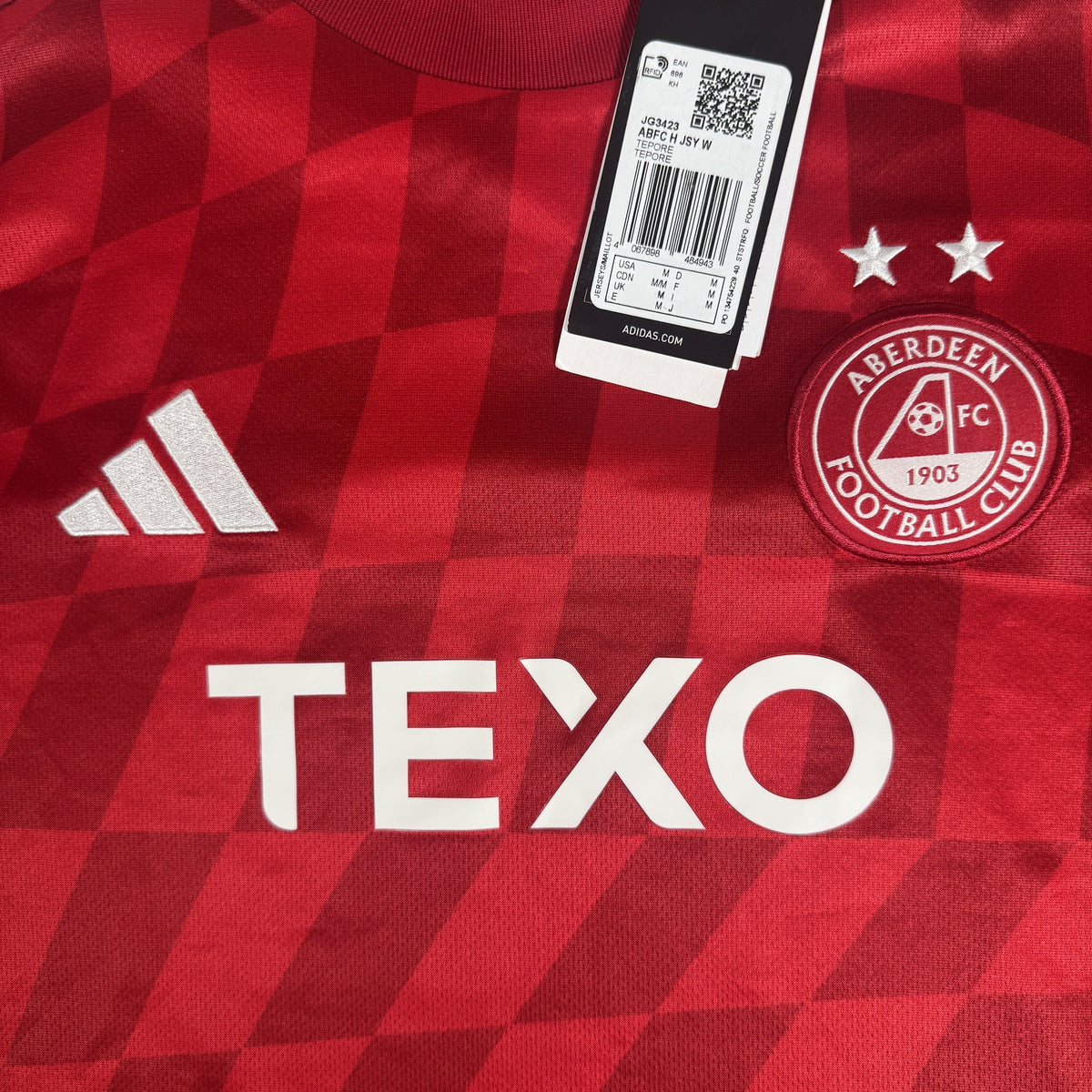 Aberdeen 2024/2025 Home Football Shirt Women's Medium BNWT