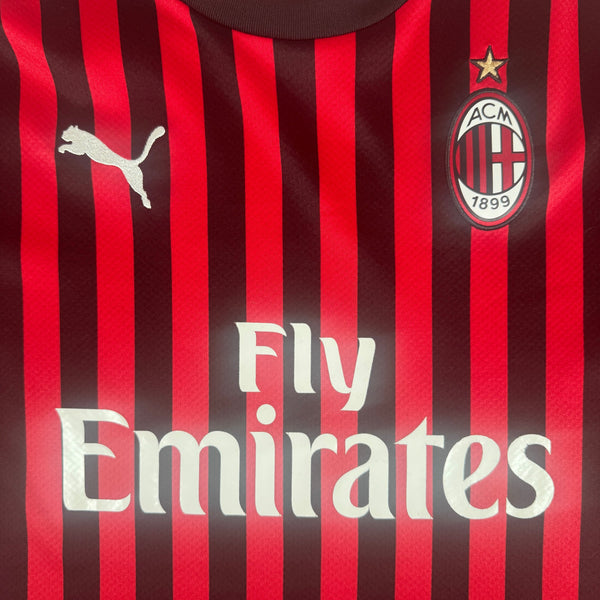 AC Milan 2019/2020 Home Football Shirt Large