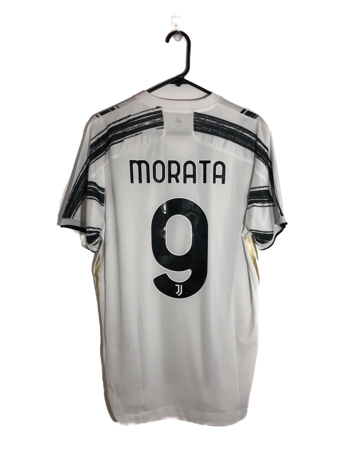 Juventus Morata #9 2020/21 Medium Authentic Home Shirt BNWT GJ7601