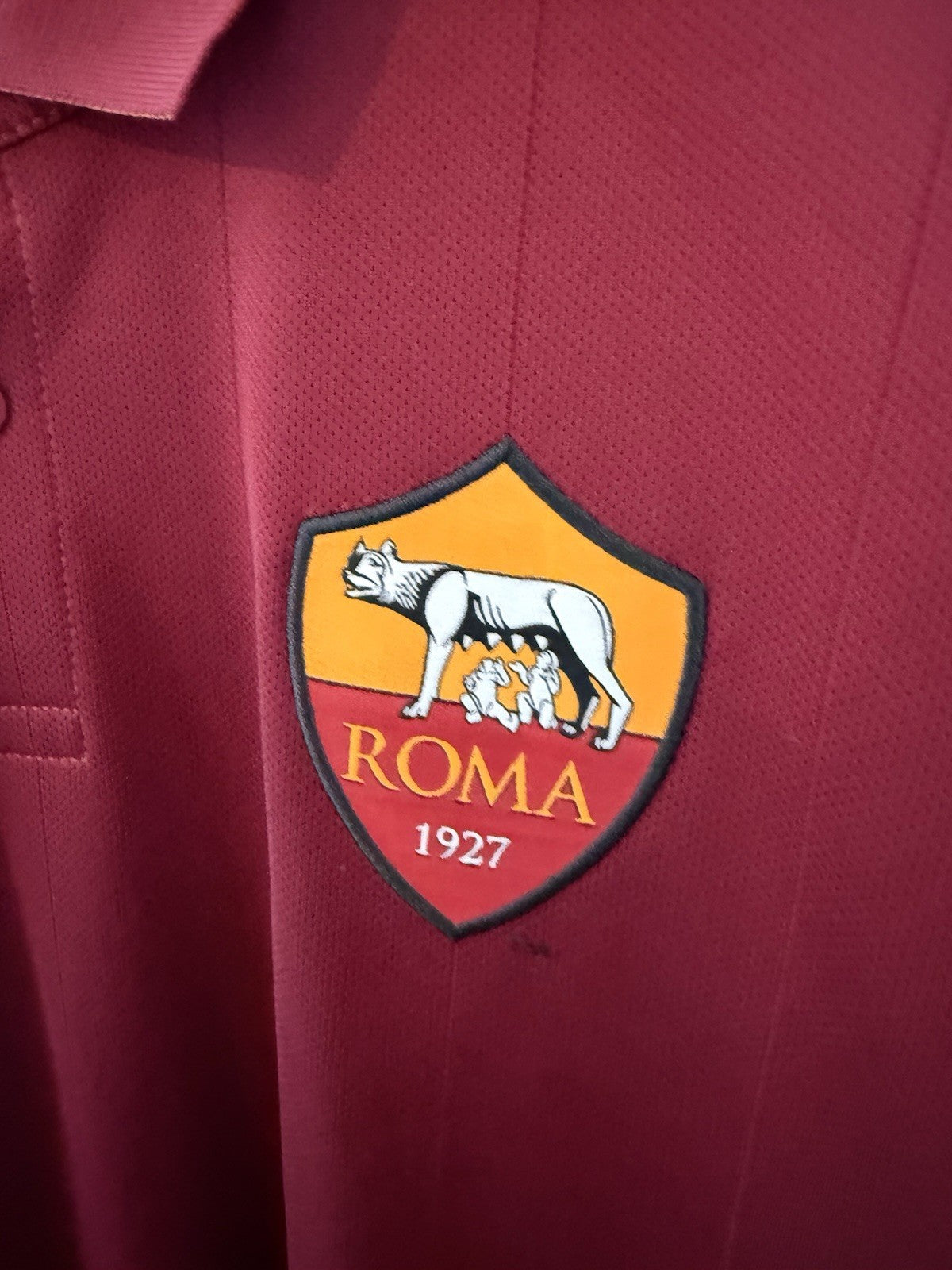 AS Roma Totti #10 2014/15 Large Home Shirt BNWT 635811-678