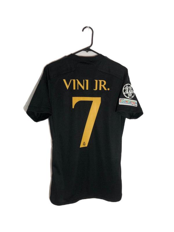 Real Madrid Vini Jr #7 2023/24 3rd Small CL Shirt Excellent Condition IN9846