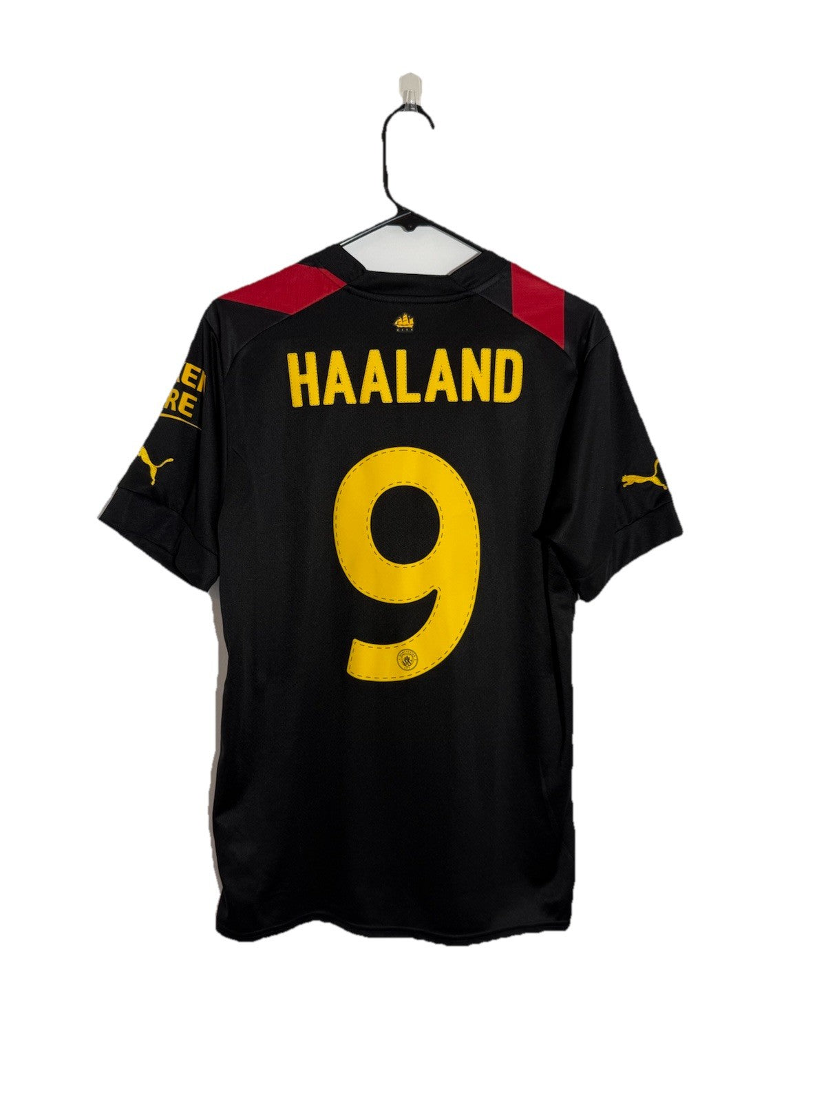 Manchester City Haaland #9 2022/23 Medium Away Excellent Condition 765722-02