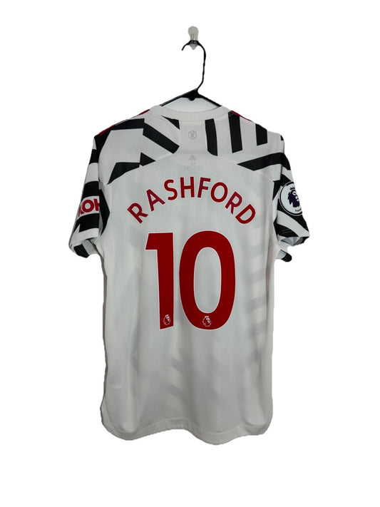 Man United Rashford #10 2020/21 Medium 3rd Authentic Very Good Condition FM4264