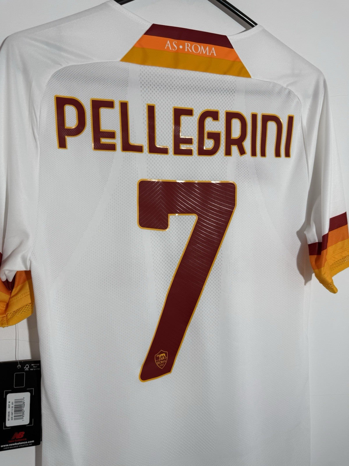 AS Roma Pellegrini #7 2021/22 Medium Away Pro Shirt BNWT MT130235